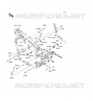 FRAME PARTS (COUVERTURE) voor Kawasaki VN1700 VOYAGER CUSTOM ABS 2013
