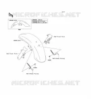 FRONT FENDER voor Kawasaki VN1700 VOYAGER CUSTOM ABS 2013