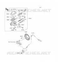 FRONT MASTER CYLINDER voor Kawasaki VN1700 VOYAGER CUSTOM ABS 2013