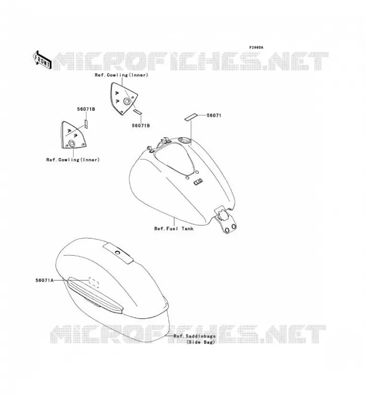 LABELS Kawasaki MOTOS 1700 2013 VN1700 VOYAGER CUSTOM ABS  VN1700KDF