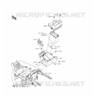 BATTERY BRACKET voor Kawasaki VULCAN 1700 VOYAGER CUSTOM ABS 2014