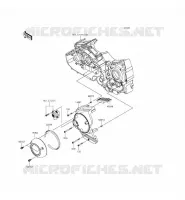 CHAIN COVER voor Kawasaki VULCAN 1700 VOYAGER CUSTOM ABS 2014