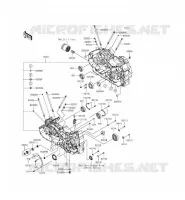 CRANKCASE(S) voor Kawasaki VULCAN 1700 VOYAGER CUSTOM ABS 2014