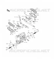 FOOTREST voor Kawasaki VULCAN 1700 VOYAGER CUSTOM ABS 2014