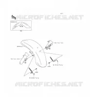 FRONT FENDER voor Kawasaki VULCAN 1700 VOYAGER CUSTOM ABS 2014