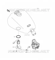 FUEL PUMP voor Kawasaki VULCAN 1700 VOYAGER CUSTOM ABS 2014