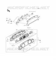 METERS voor Kawasaki VULCAN 1700 VOYAGER CUSTOM ABS 2014