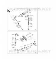 VALVE voor Kawasaki VULCAN 1700 VOYAGER CUSTOM ABS 2014
