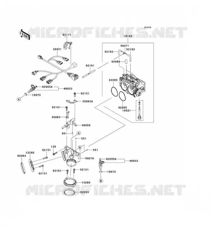 CARBURETOR Kawasaki MOTOS 2000 2004 VN2000  VN2000-A1