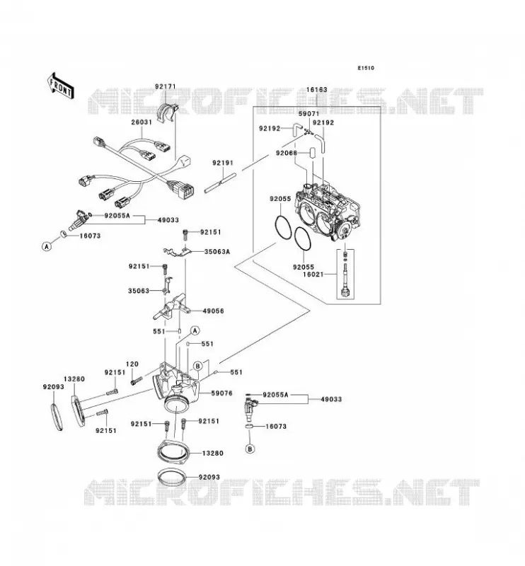 CARBURETOR Kawasaki MOTOS 2000 2006 VN2000  VN2000A6F