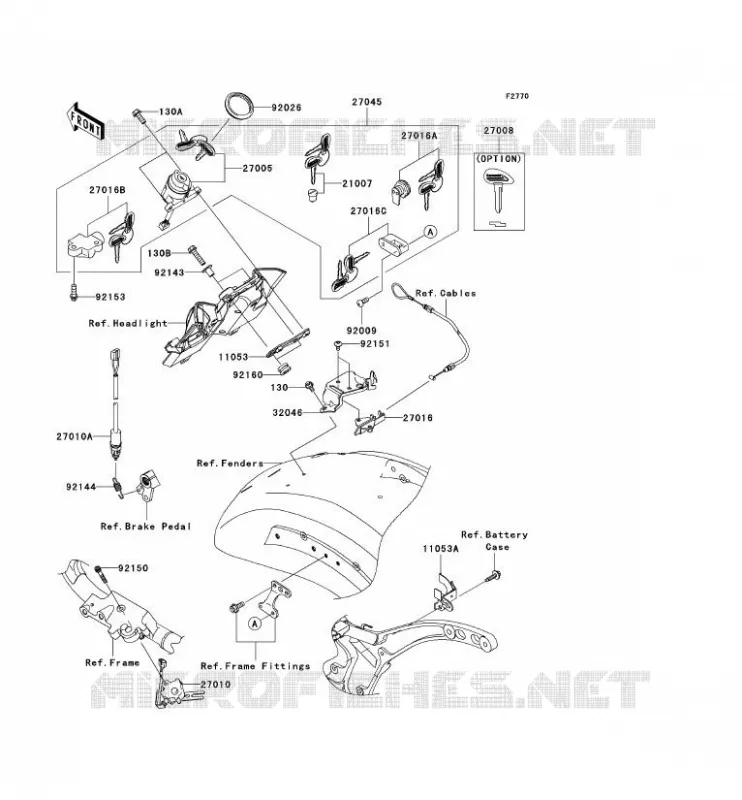 SWITCH Kawasaki MOTOS 2000 2006 VN2000  VN2000A6F
