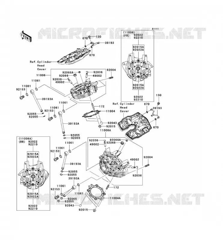 CYLINDER HEAD Kawasaki MOTOS 2000 2006 VN2000 CLASSIC  VN2000E6F