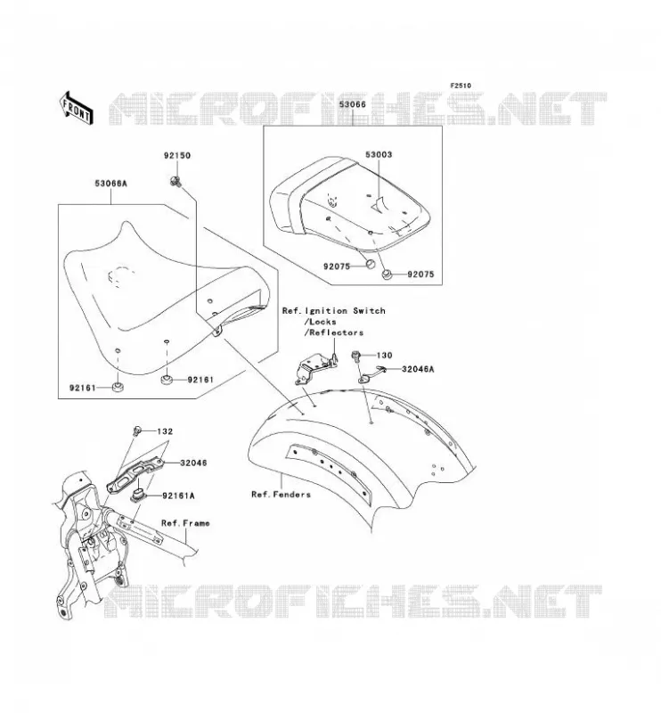 SEAT Kawasaki MOTOS 2000 2008 VN2000  VN2000G8F