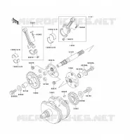 CRANKSHAFT voor Kawasaki VN800 1995