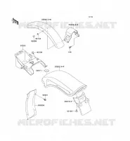 FENDER voor Kawasaki VN800 1995