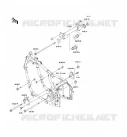 FRAME PARTS (COUVERTURE) voor Kawasaki VN800 1995