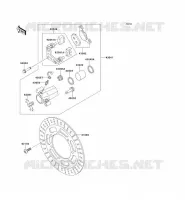 FRONT BRAKE voor Kawasaki VN800 1995