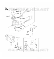 FRONT MASTER CYLINDER voor Kawasaki VN800 1995