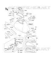 FUEL TANK voor Kawasaki VN800 1995