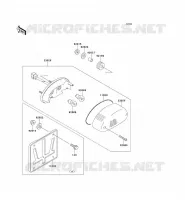 TAILIGHT(S) voor Kawasaki VN800 1995