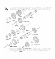 TRANSMISSION voor Kawasaki VN800 1995