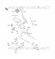 BRAKE PEDAL voor Kawasaki VN800 1995