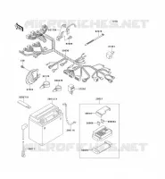 CHASSIS ELECTRICAL EQUIPMENT voor Kawasaki VN800 1995