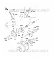CRANKSHAFT voor Kawasaki VN800 1995