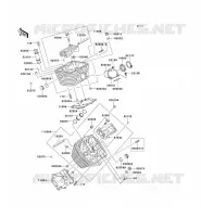 CYLINDER HEAD voor Kawasaki VN800 1995