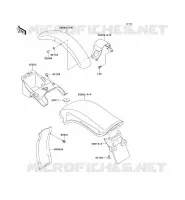 FENDER voor Kawasaki VN800 1995