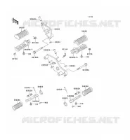 FOOTREST voor Kawasaki VN800 1995