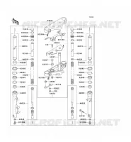 FRONT FORK voor Kawasaki VN800 1995