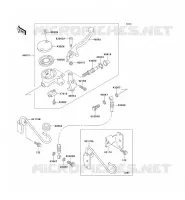 FRONT MASTER CYLINDER voor Kawasaki VN800 1995