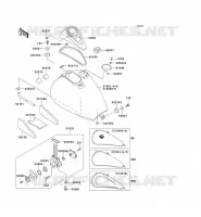 FUEL TANK voor Kawasaki VN800 1995