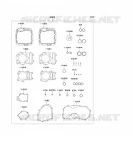 GASKET SET voor Kawasaki VN800 1995