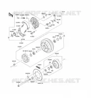 REAR HUB voor Kawasaki VN800 1995
