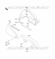 SIDE COVERS   CHAIN COVER voor Kawasaki VN800 1995