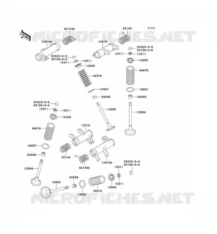 VALVE Kawasaki MOTOS 800 1996 VN800  VN800-A2