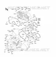 ENGINE COVERS voor Kawasaki VN800 1997