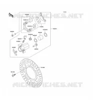 FRONT BRAKE voor Kawasaki VN800 1997