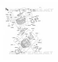 CYLINDER HEAD voor Kawasaki VN800 1997