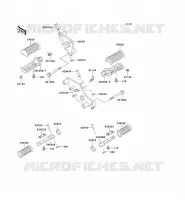 FOOTREST voor Kawasaki VN800 1997