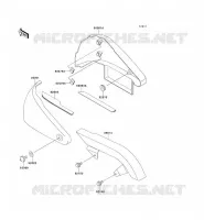 SIDE COVERS   CHAIN COVER voor Kawasaki VN800 1997