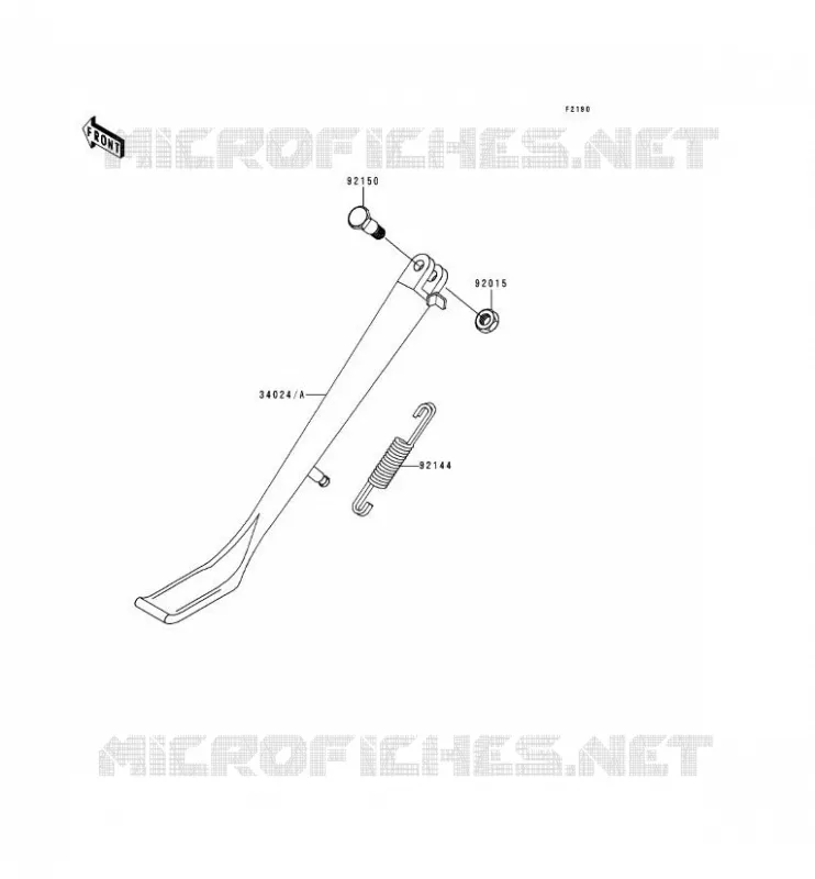 STAND Kawasaki MOTOS 800 1998 VN800  VN800-A4