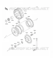 CLUTCH voor Kawasaki VN800 CLASSIC 1996
