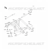 SWINGARM voor Kawasaki VN800 CLASSIC 1996