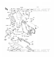 BATTERY BRACKET voor Kawasaki VN800 CLASSIC 1996