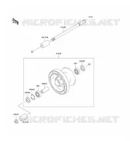 FRONT WHEEL voor Kawasaki VN800 CLASSIC 1996
