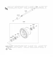 FRONT WHEEL voor Kawasaki VN800 CLASSIC 1996