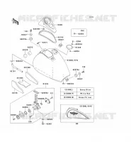 FUEL TANK voor Kawasaki VN800 CLASSIC 1996